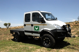 Scorpion Custom control rooms based on Iveco 4x4 chassis