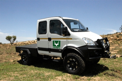 Scorpion Custom control rooms based on Iveco 4x4 chassis